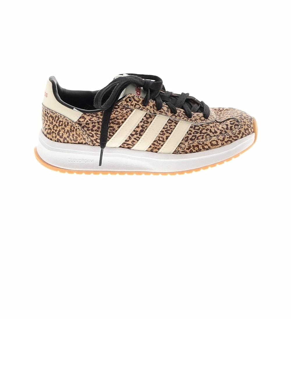 adidas trainers Run 70s 2.0 Leopard Print with Cream Stripes and Black Laces